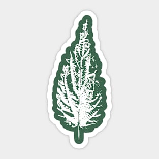 Leaf botanical illustration Sticker